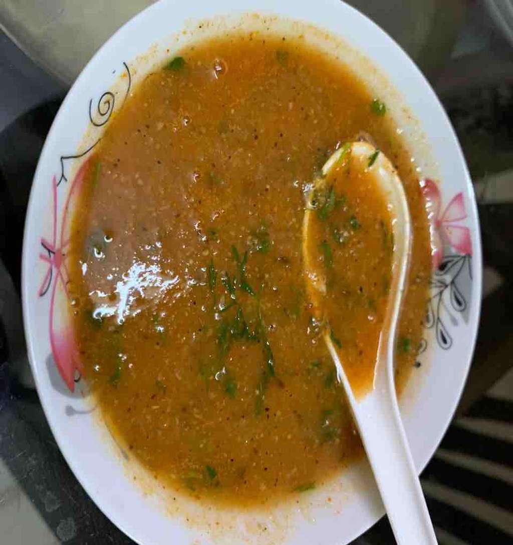 Dhudhi tomato soup