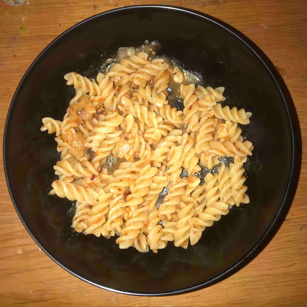 Red sauce pasta