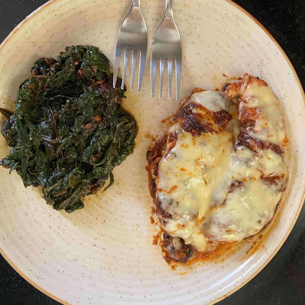 keto Chicken Parmigiana 