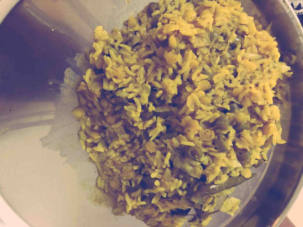 vegetable dal pulao