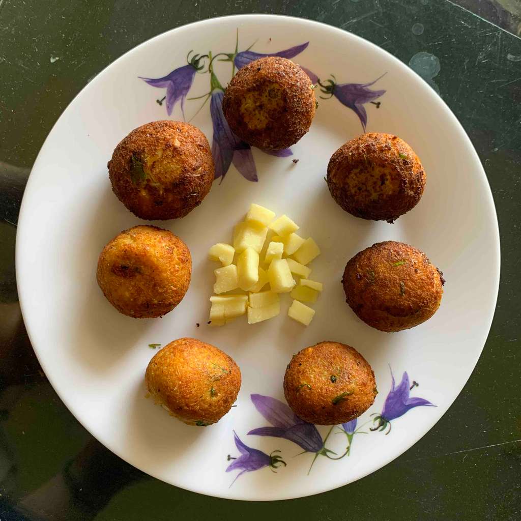 Chickpea Paneer Cheese Balls