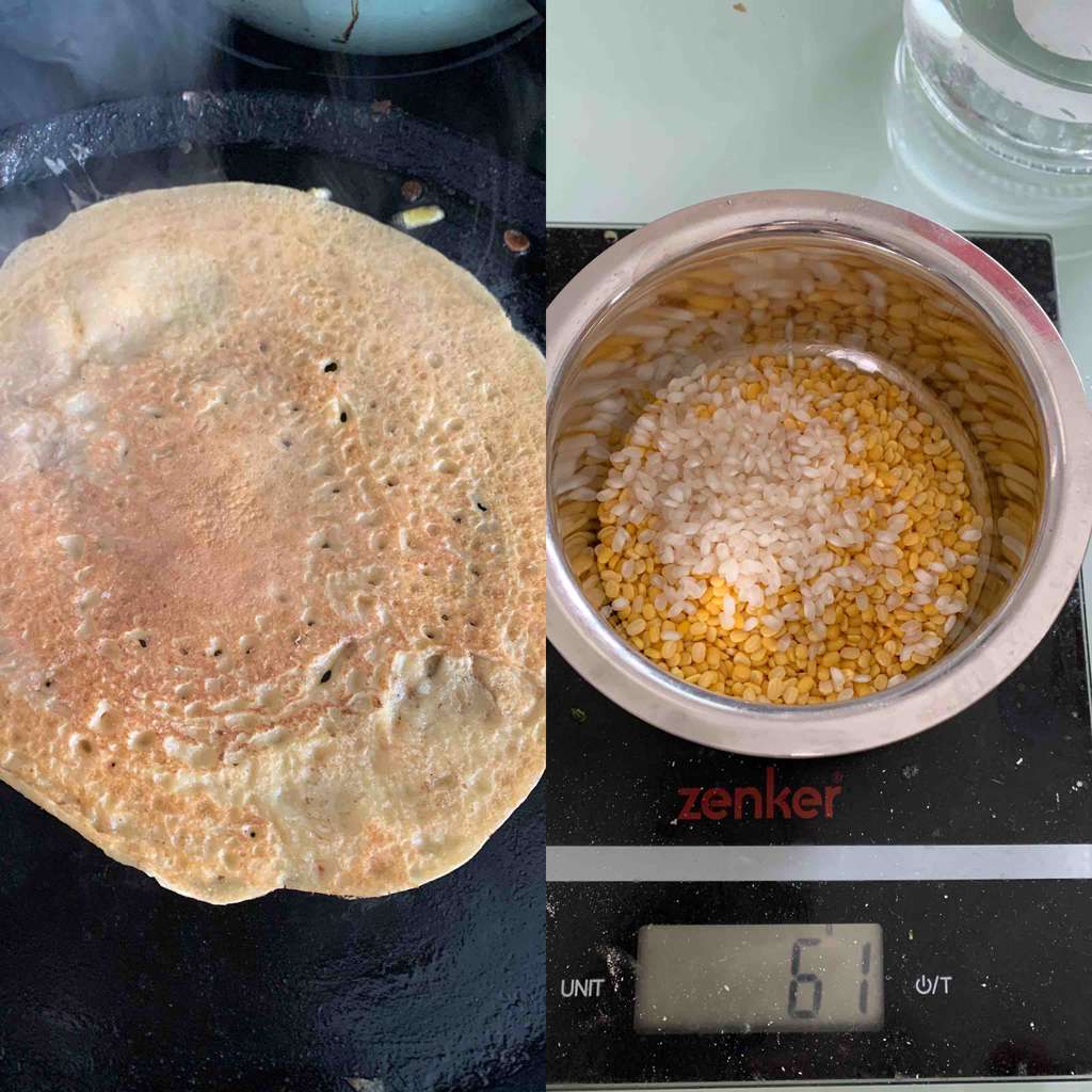 Moong dal dosa 