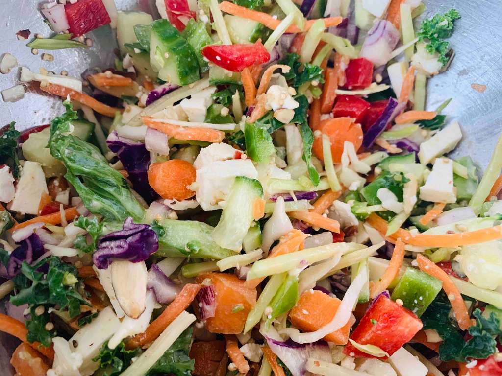 Rang Biranga paneer salad