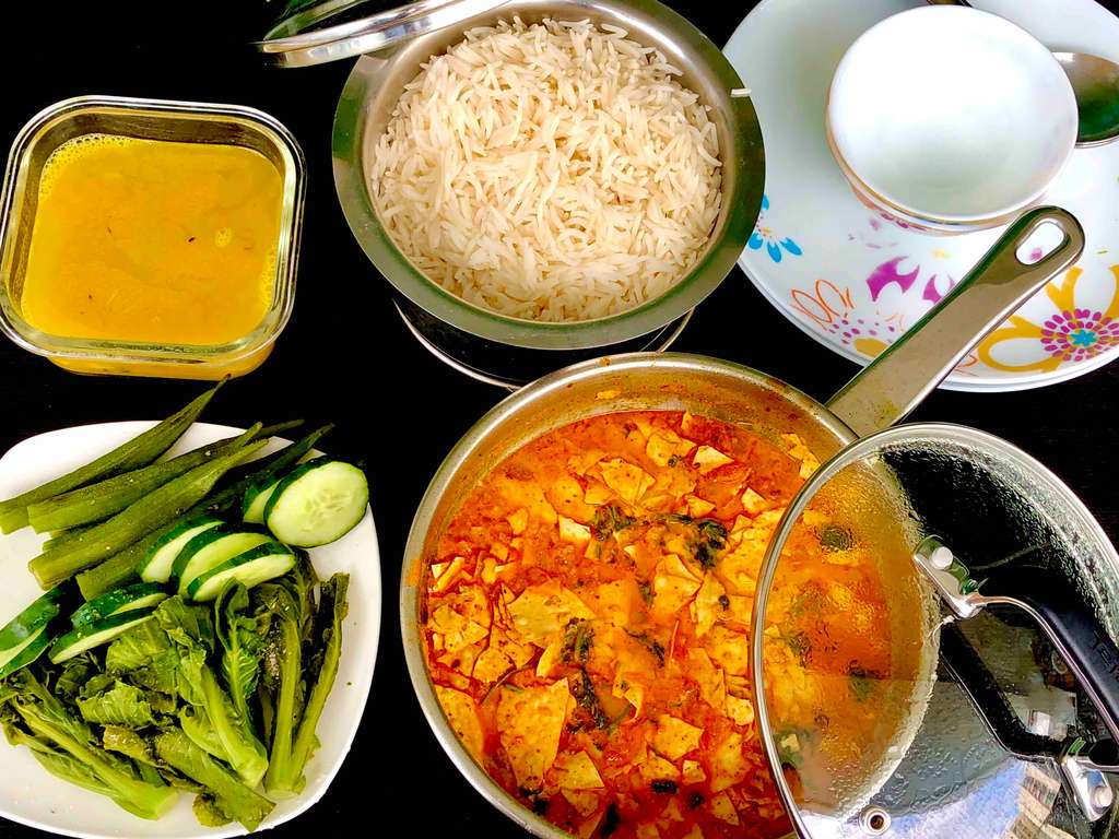 dahi papad ki sabzi
