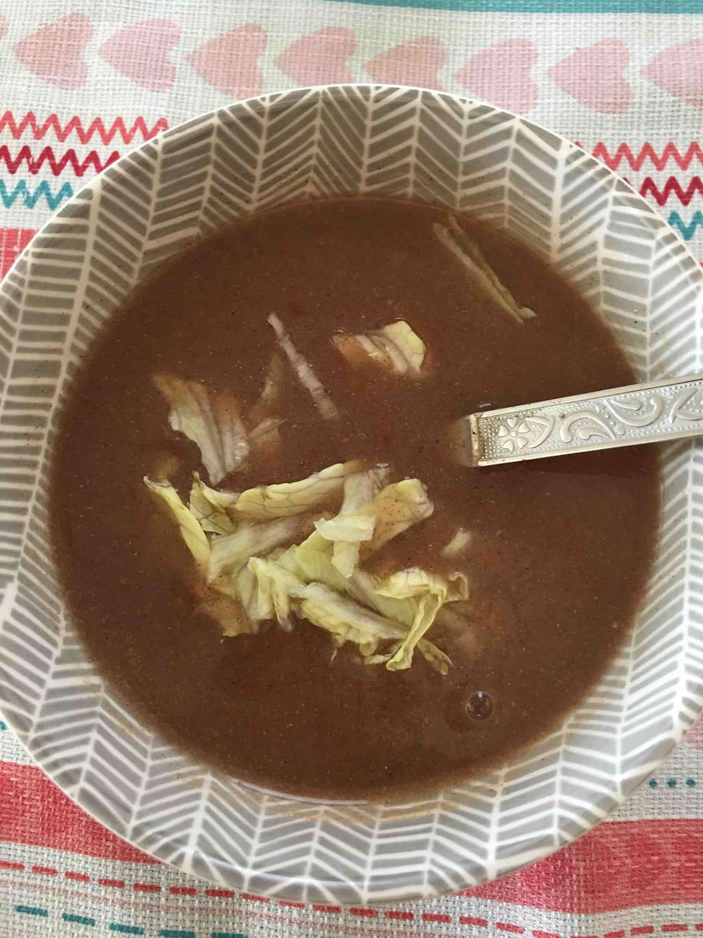 Low calorie spicy hot  ragi soup/ malt