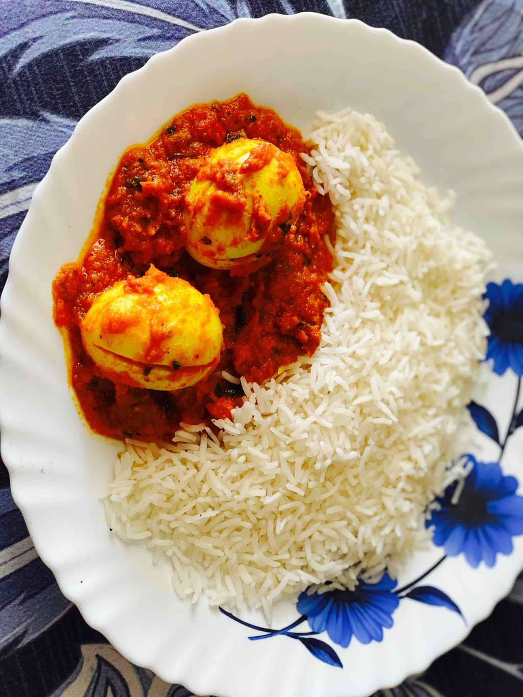 Egg Curry with Kasturi Methi 