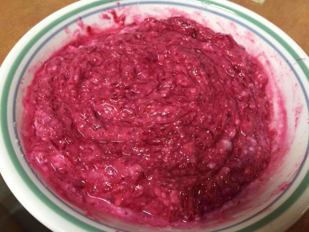 Beetroot Curd Raita