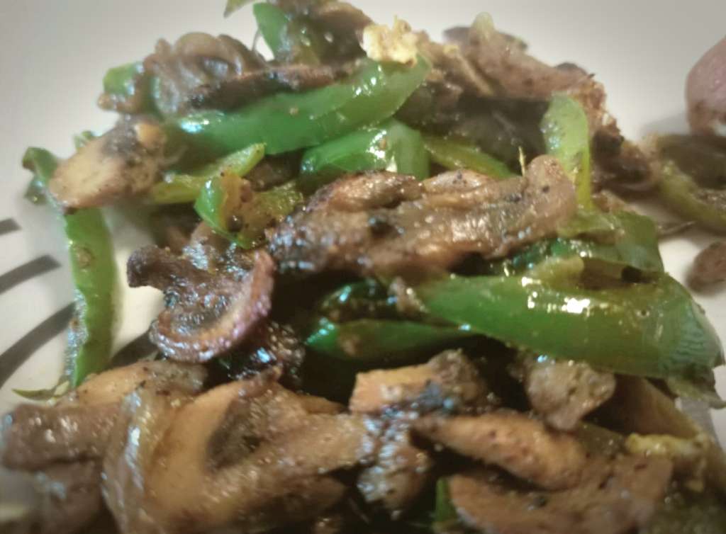 Mushroom Pepper fry