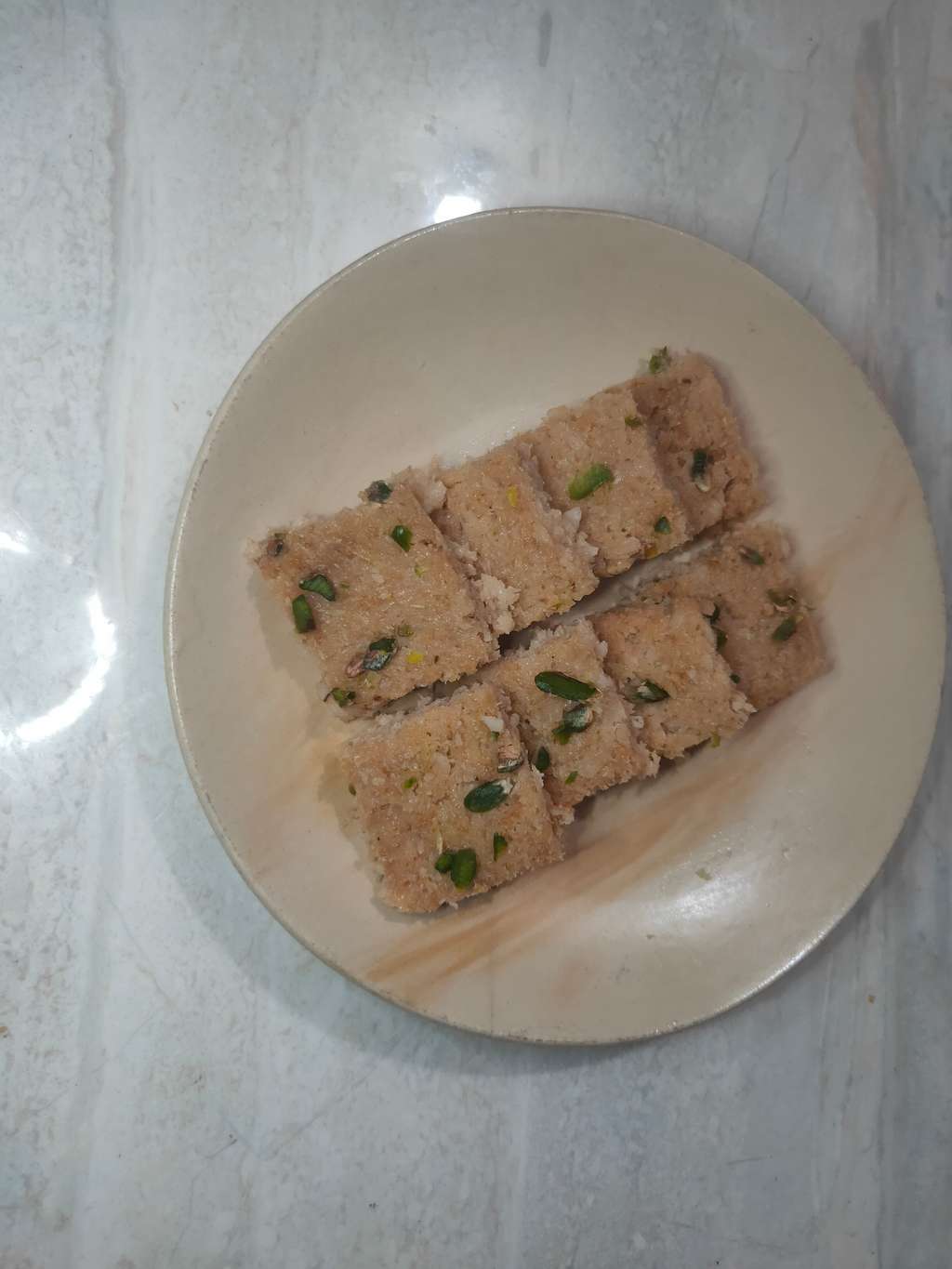 whey protein coconut barfi