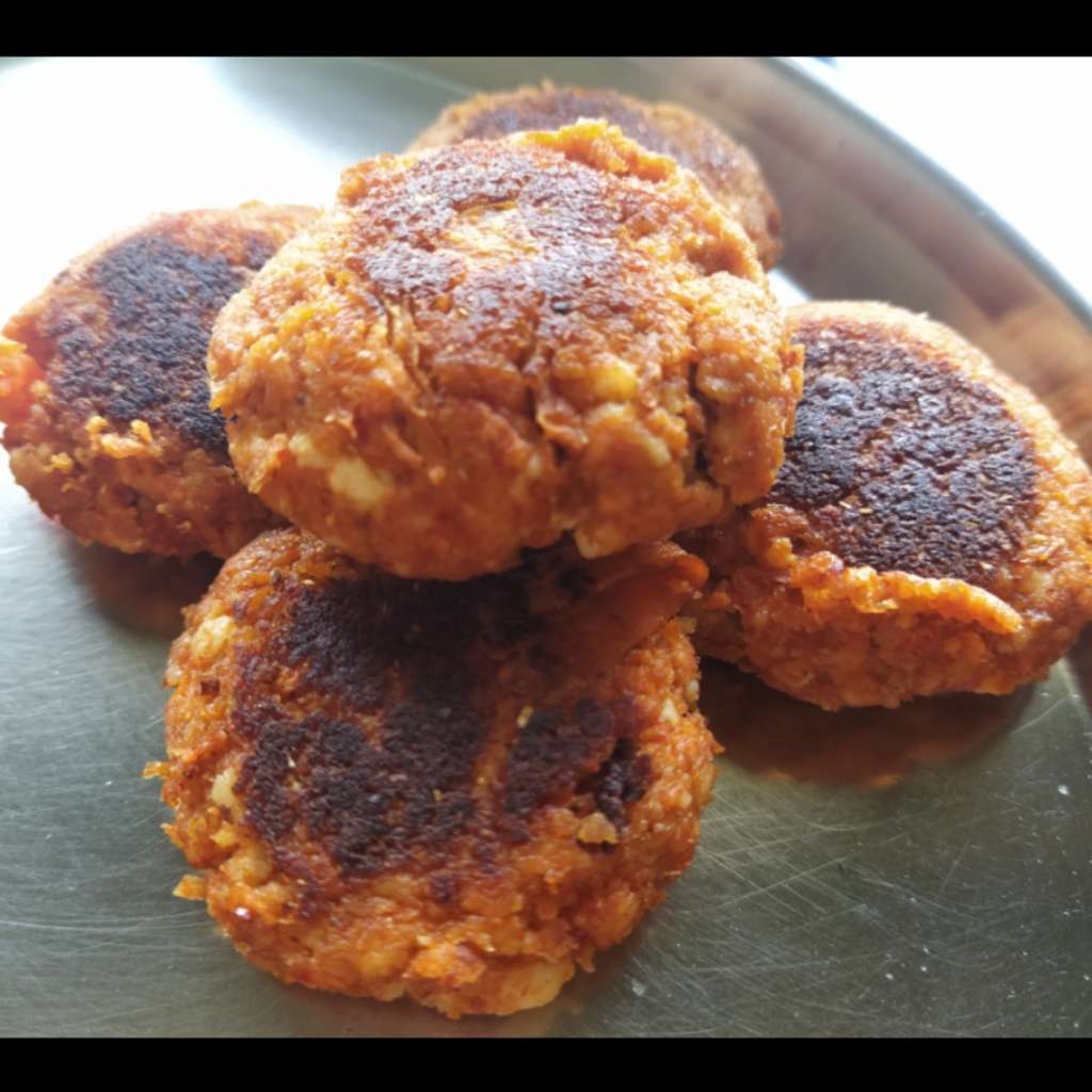 Soya Paneer Cutlets