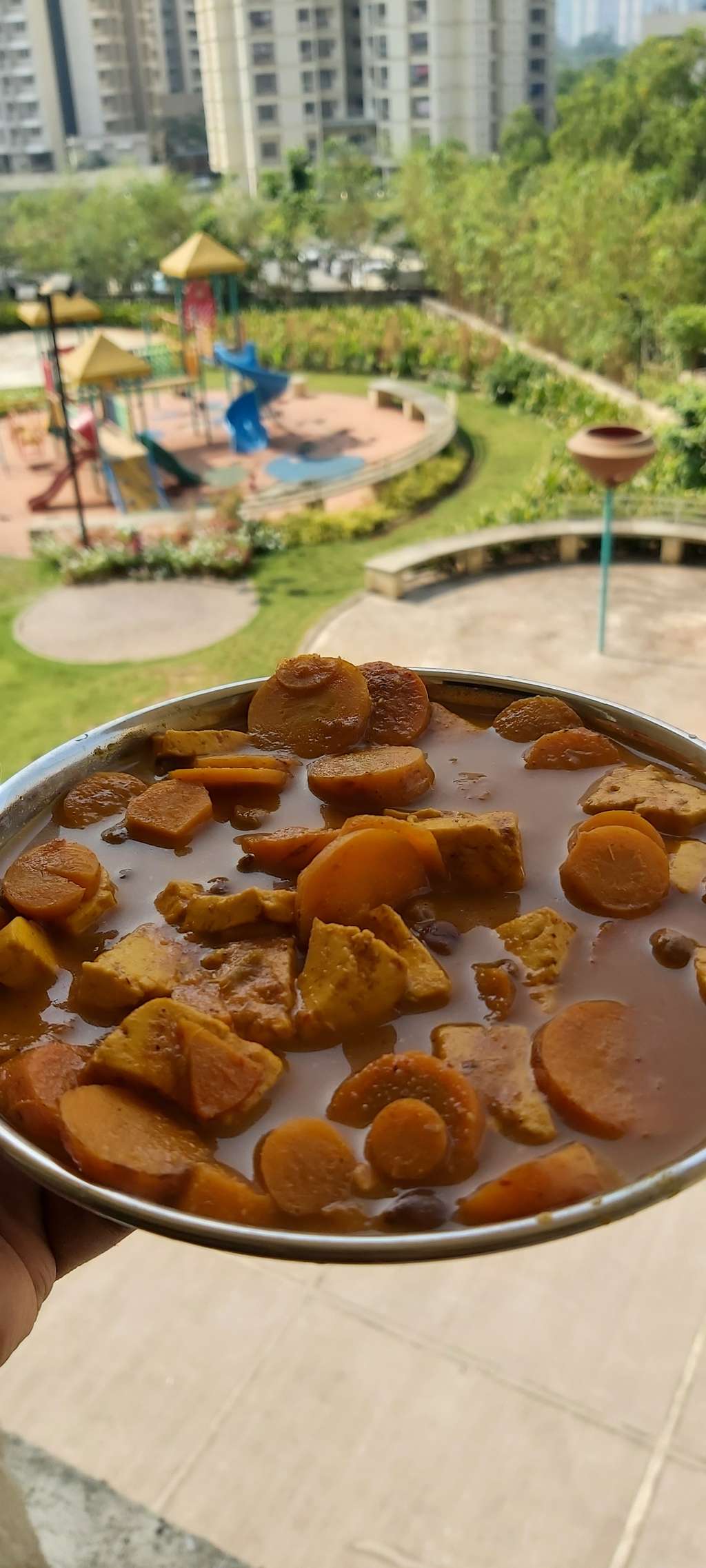 chana carrot n paneer masala