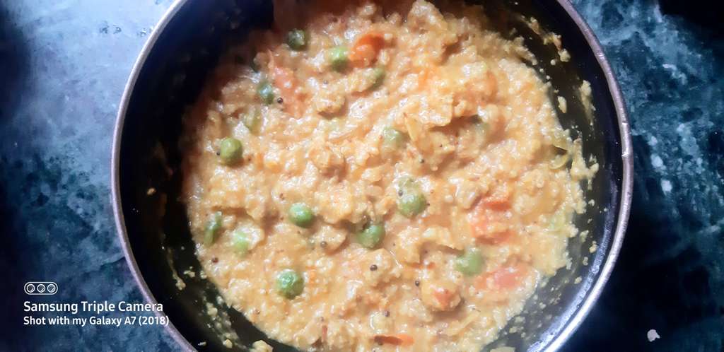 oats with soya chunks 