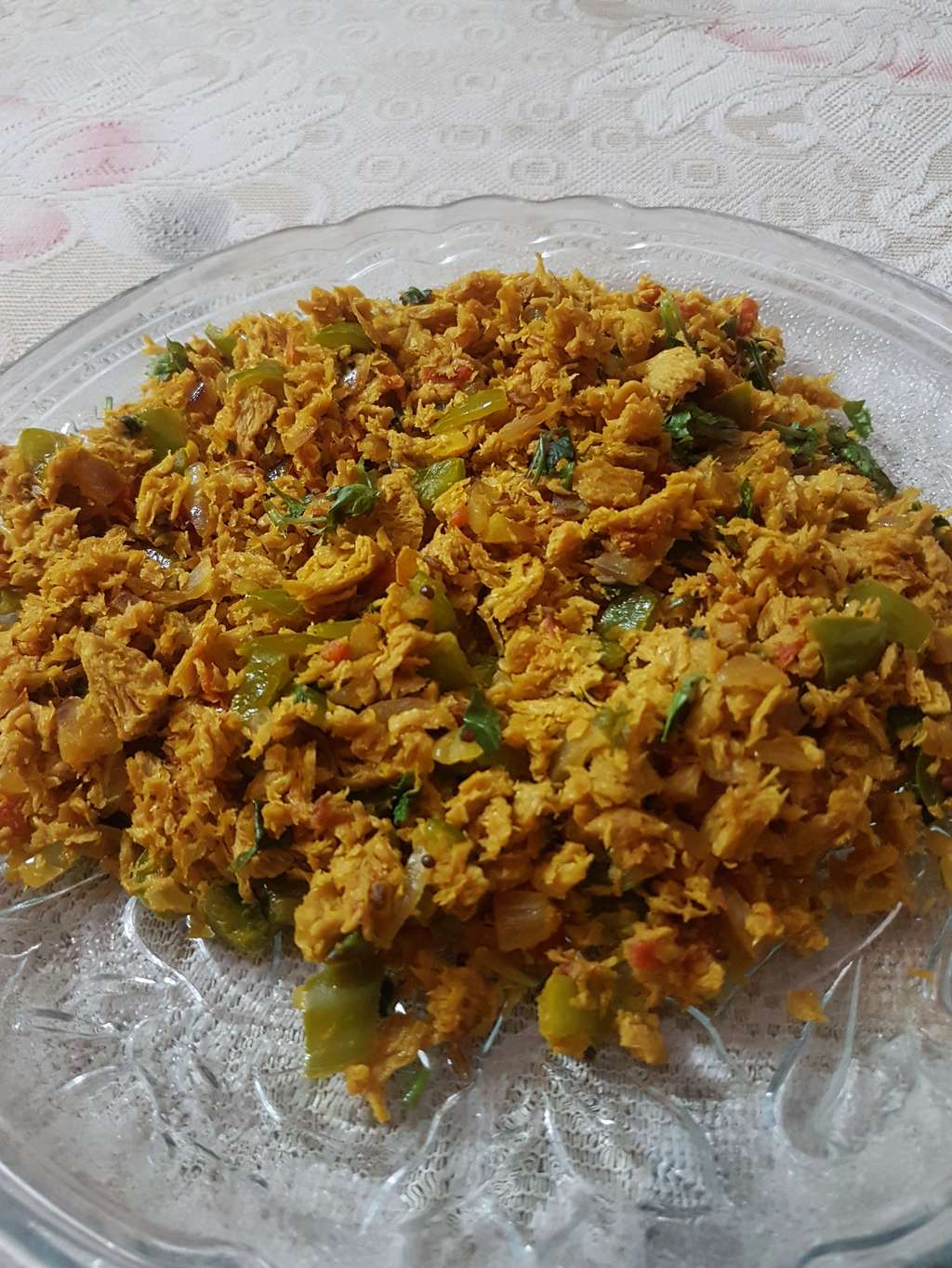 Easy High protein Soya Bhurji 