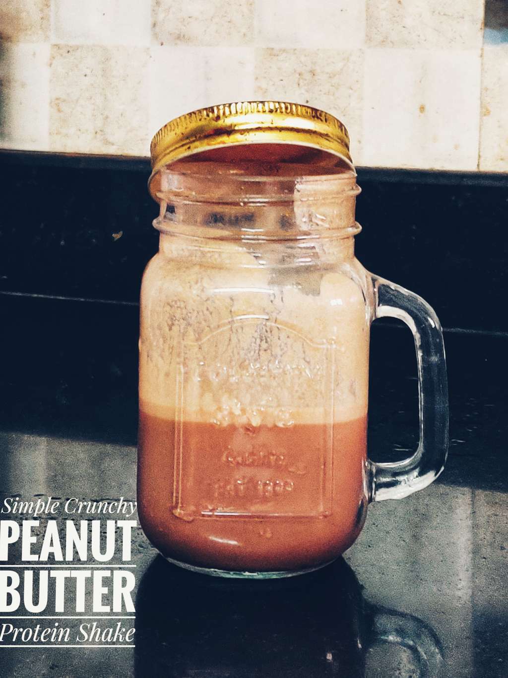 Simple Crunchy Peanut Butter Shake
