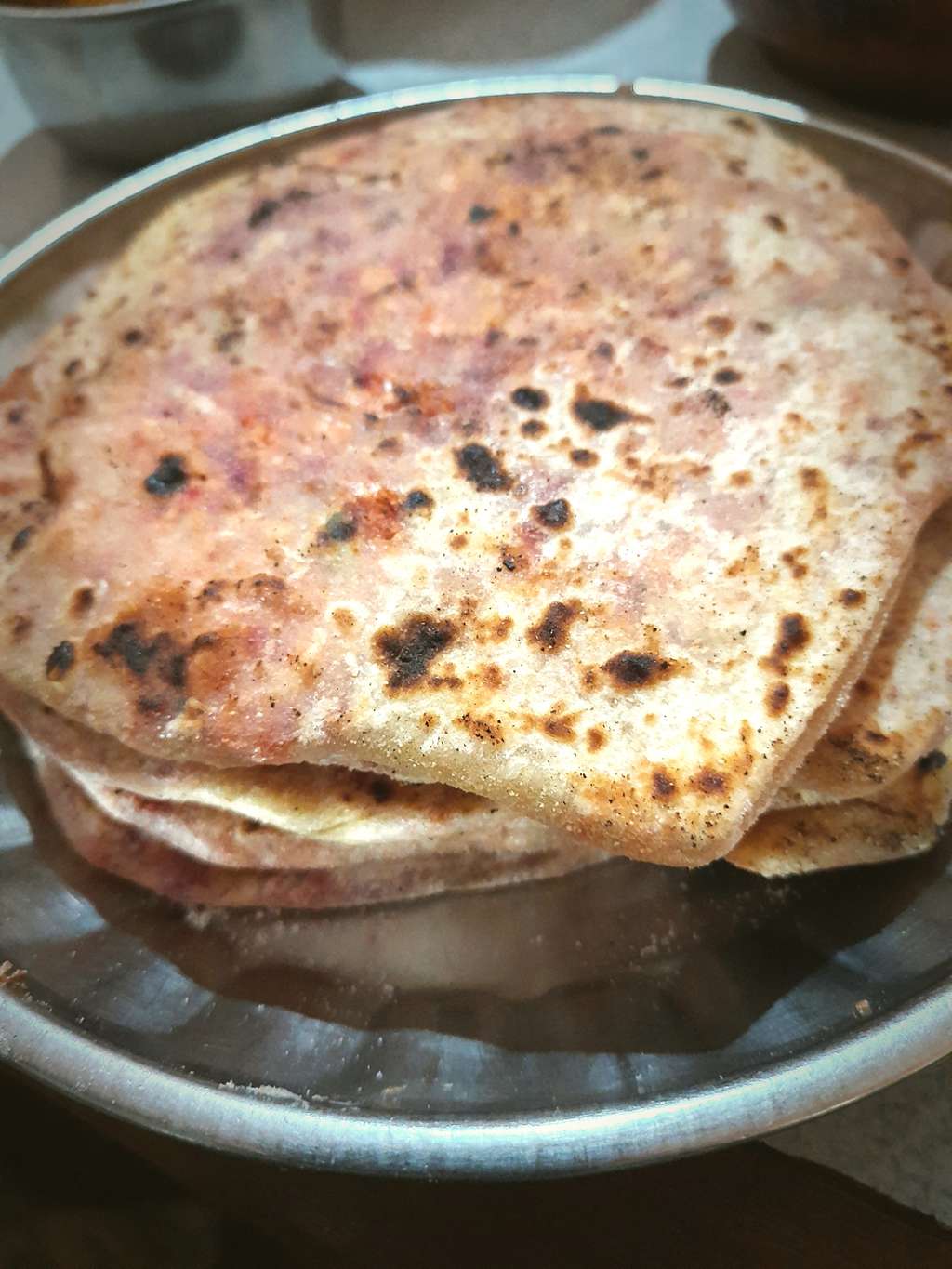Moong dal veggie paratha
