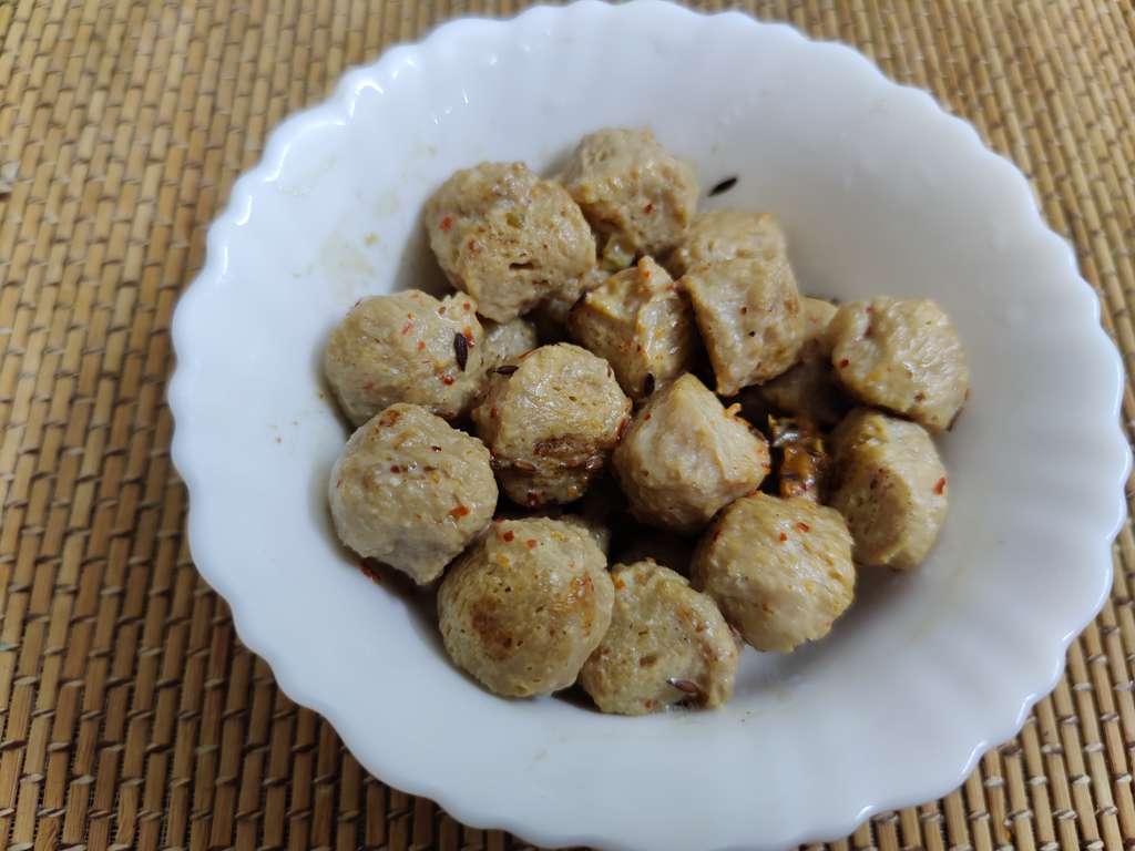 Soya coconut milk saute