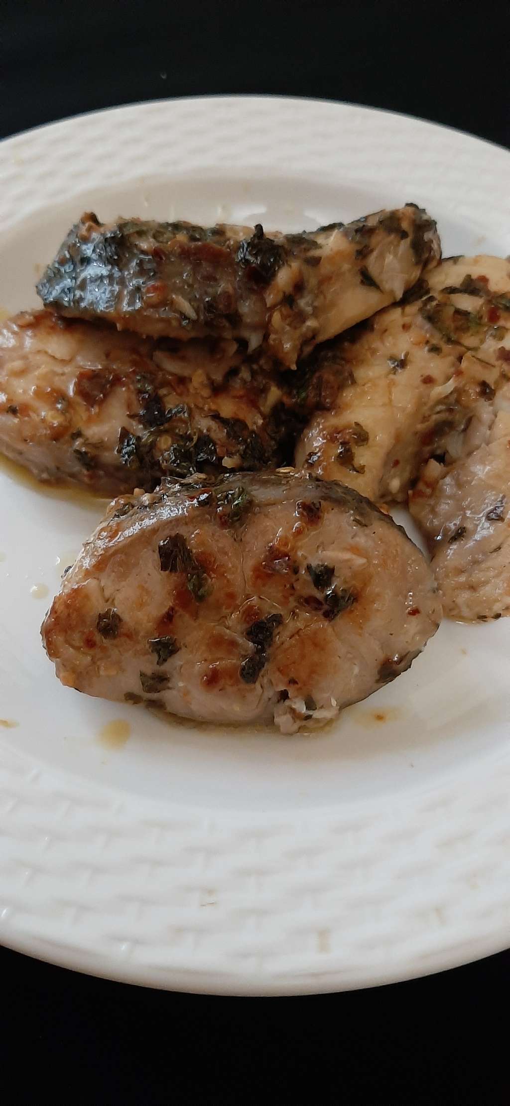 Fish in butter sauce