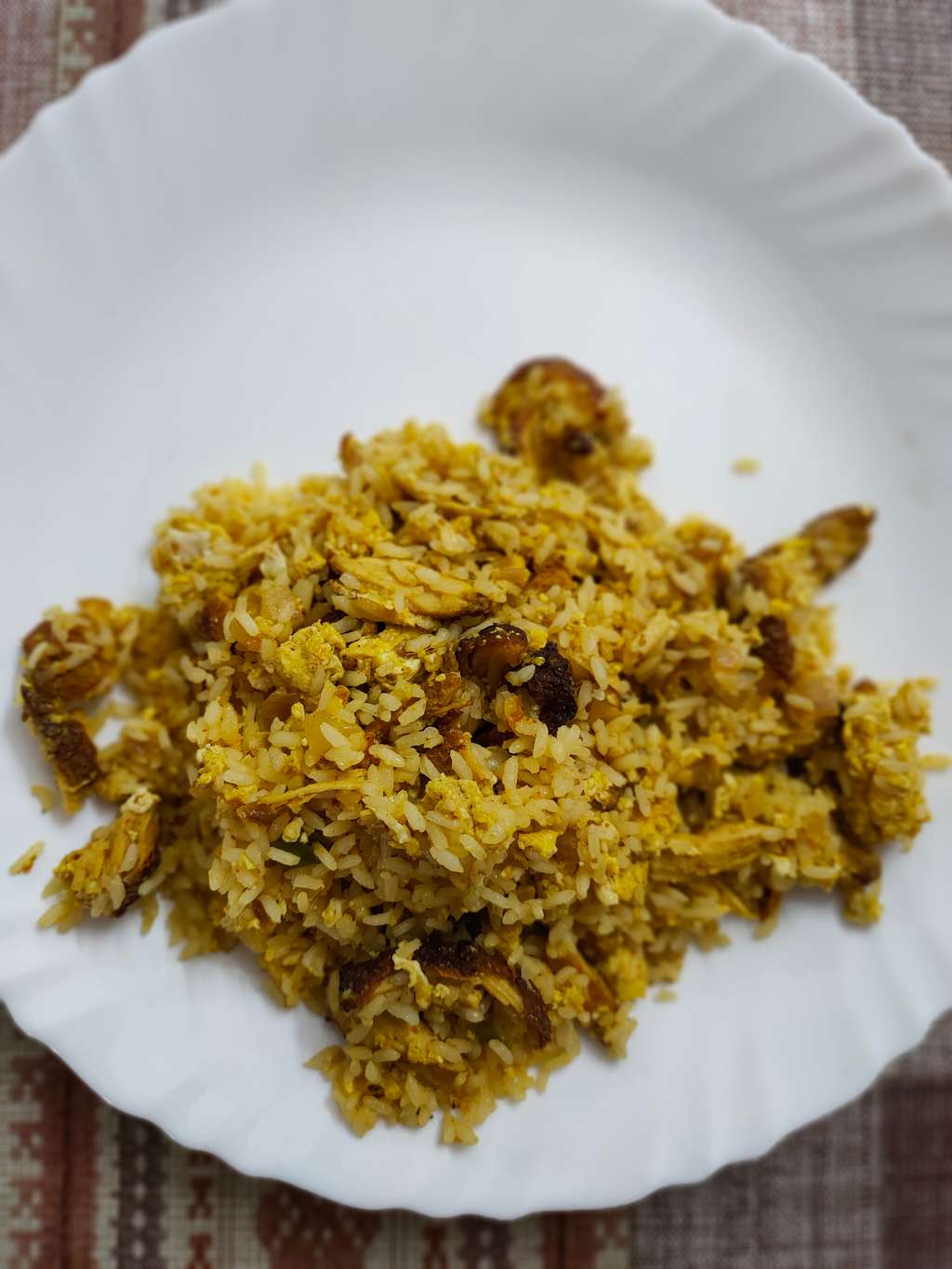 Chicken egg pulao!