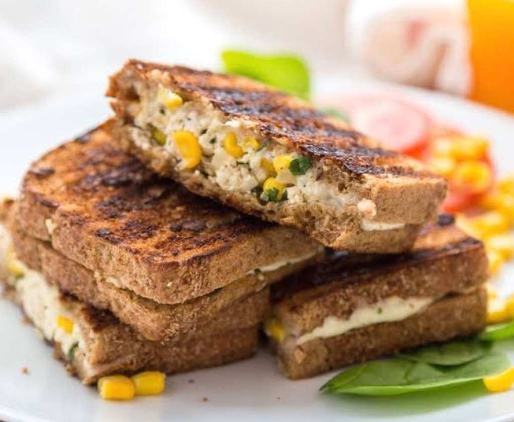 grilled corn sandwich