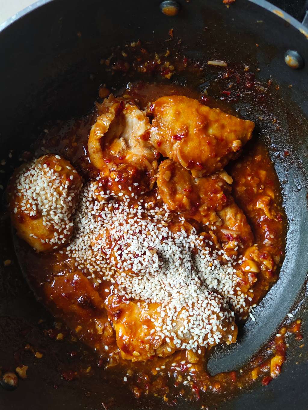 Homemade spicy Manchurian (chicken/fish/paneer)