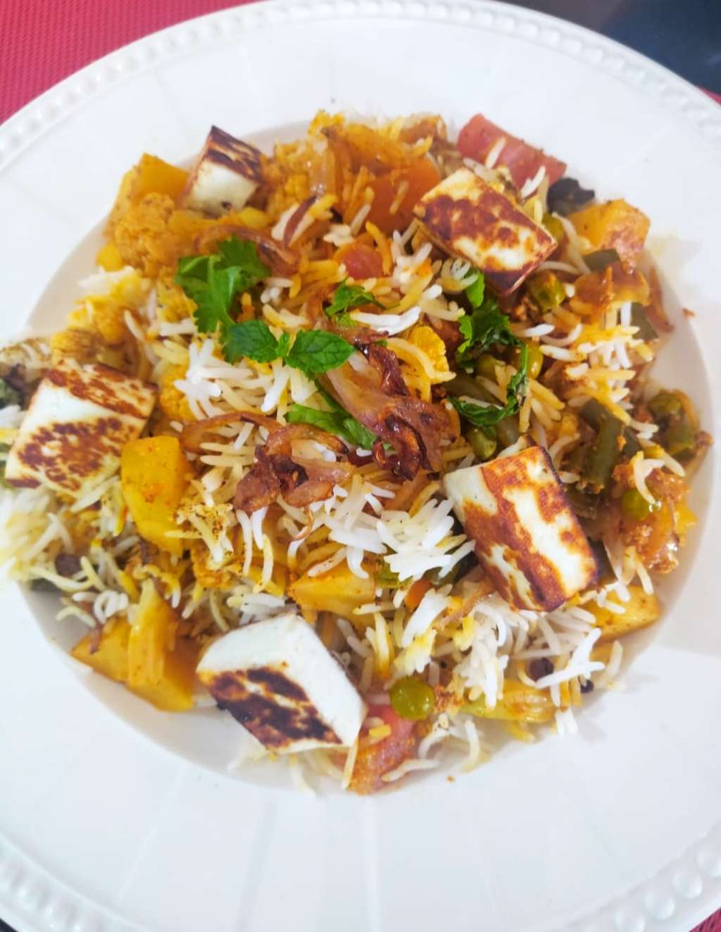 Vegetable Dum Biryani