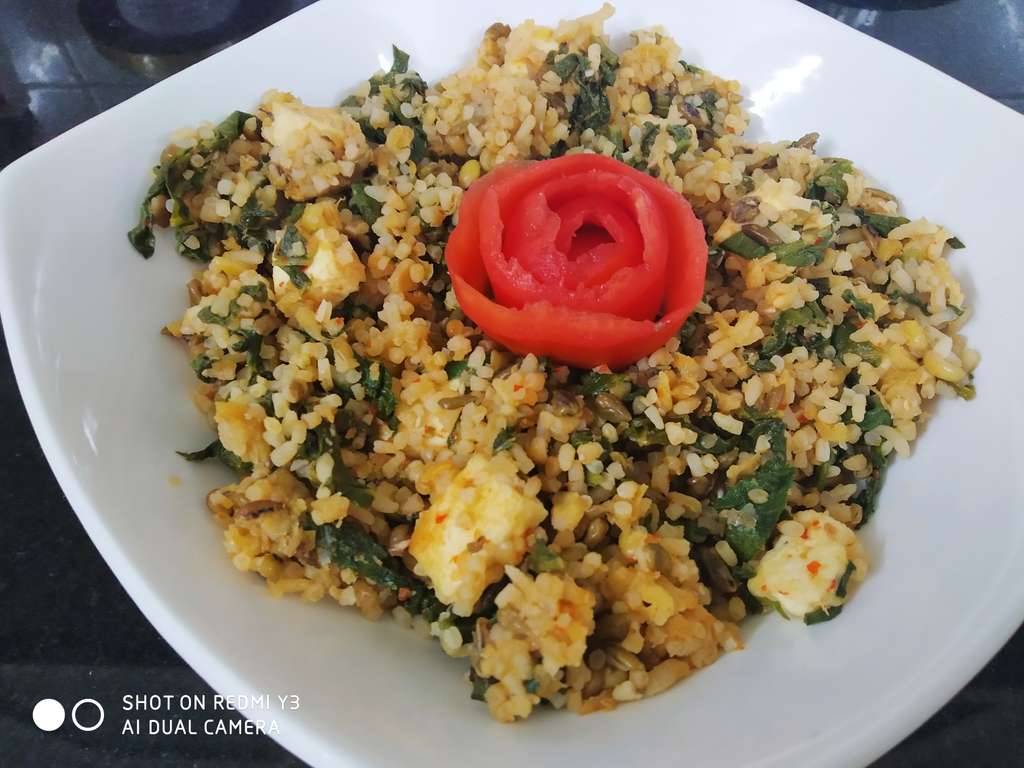 Palak Paneer Pulav