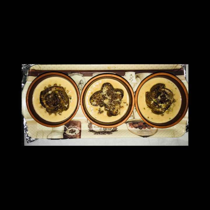 Baked banana pancakes with kheer 