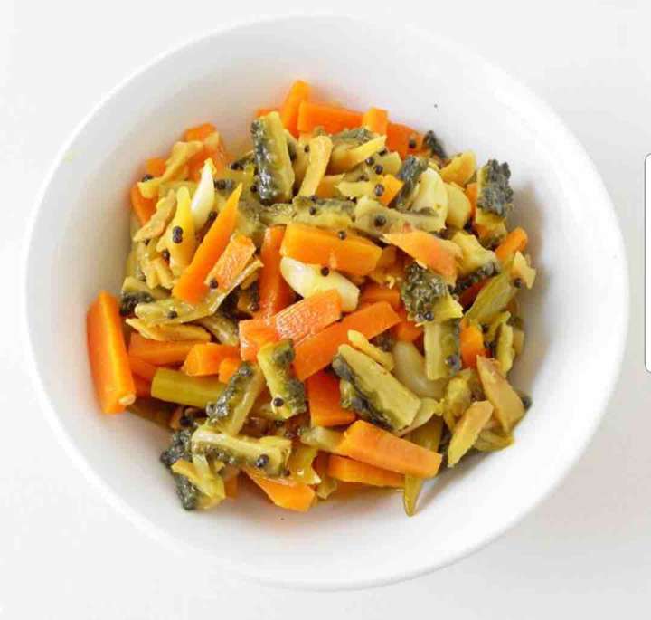 Vegetables Cooked in Coconut Milk 