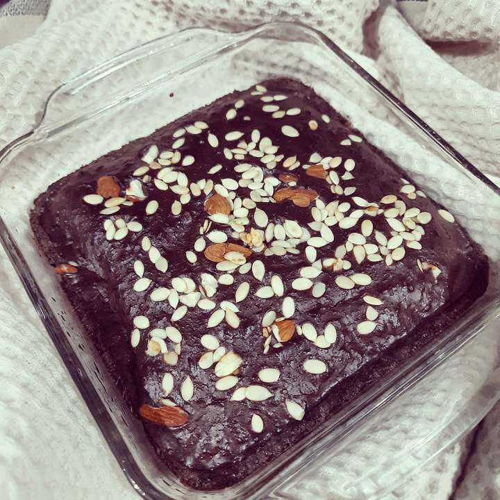 Eggless Protein Brownie/cake
