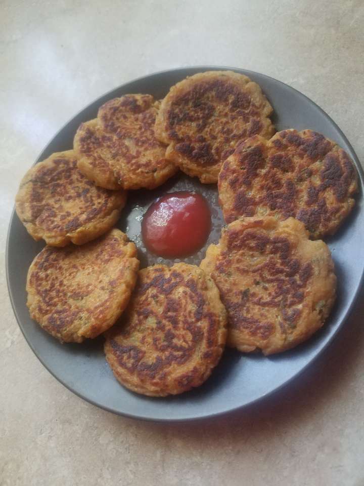 Pea protein Aaloo Tikki