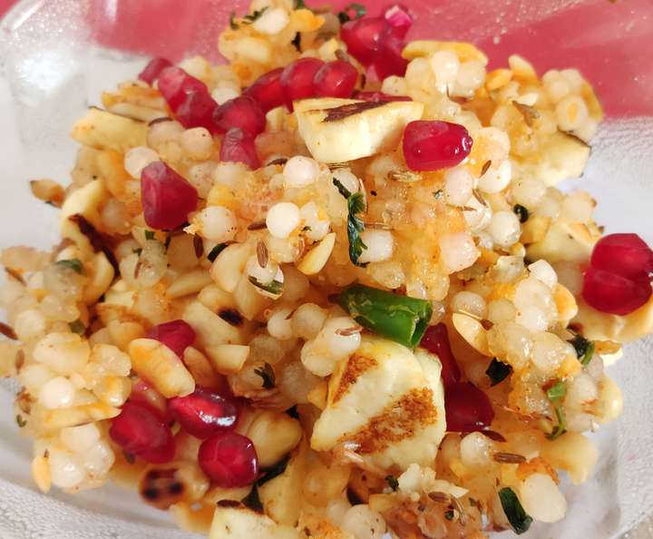 Sabudana paneer khichdi