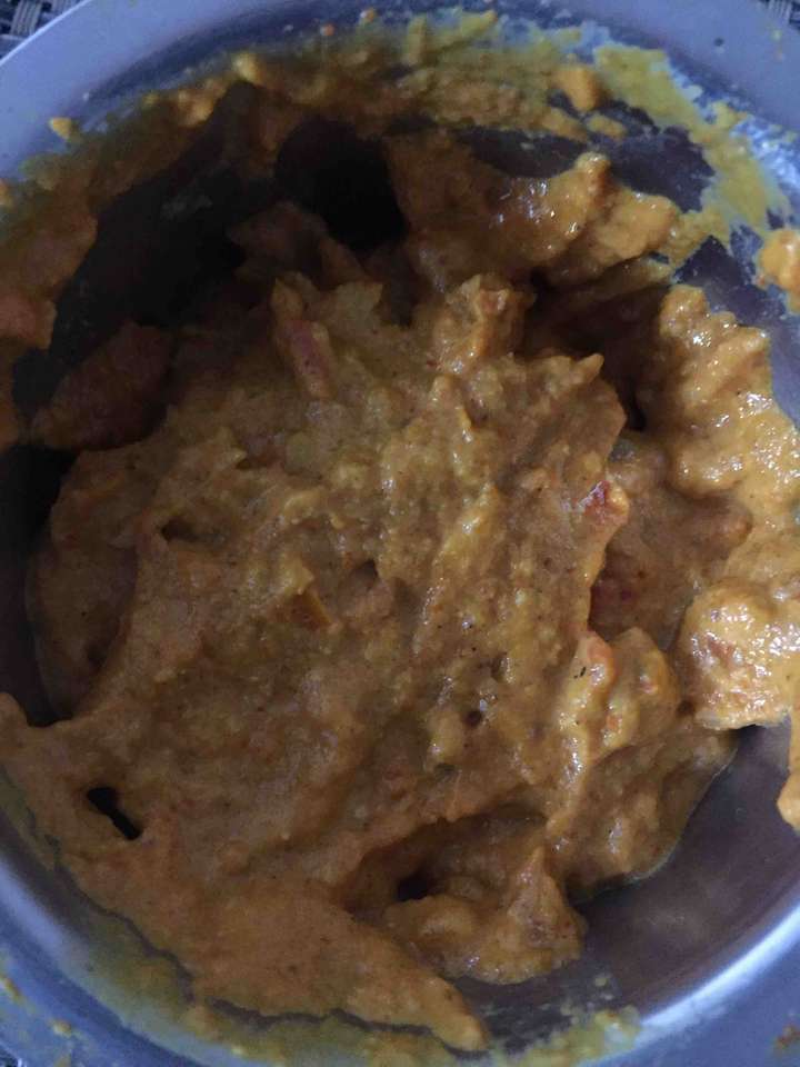 No oil tomato garlic chutney
