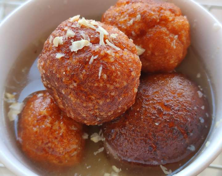 Paneer Gulab jamun
