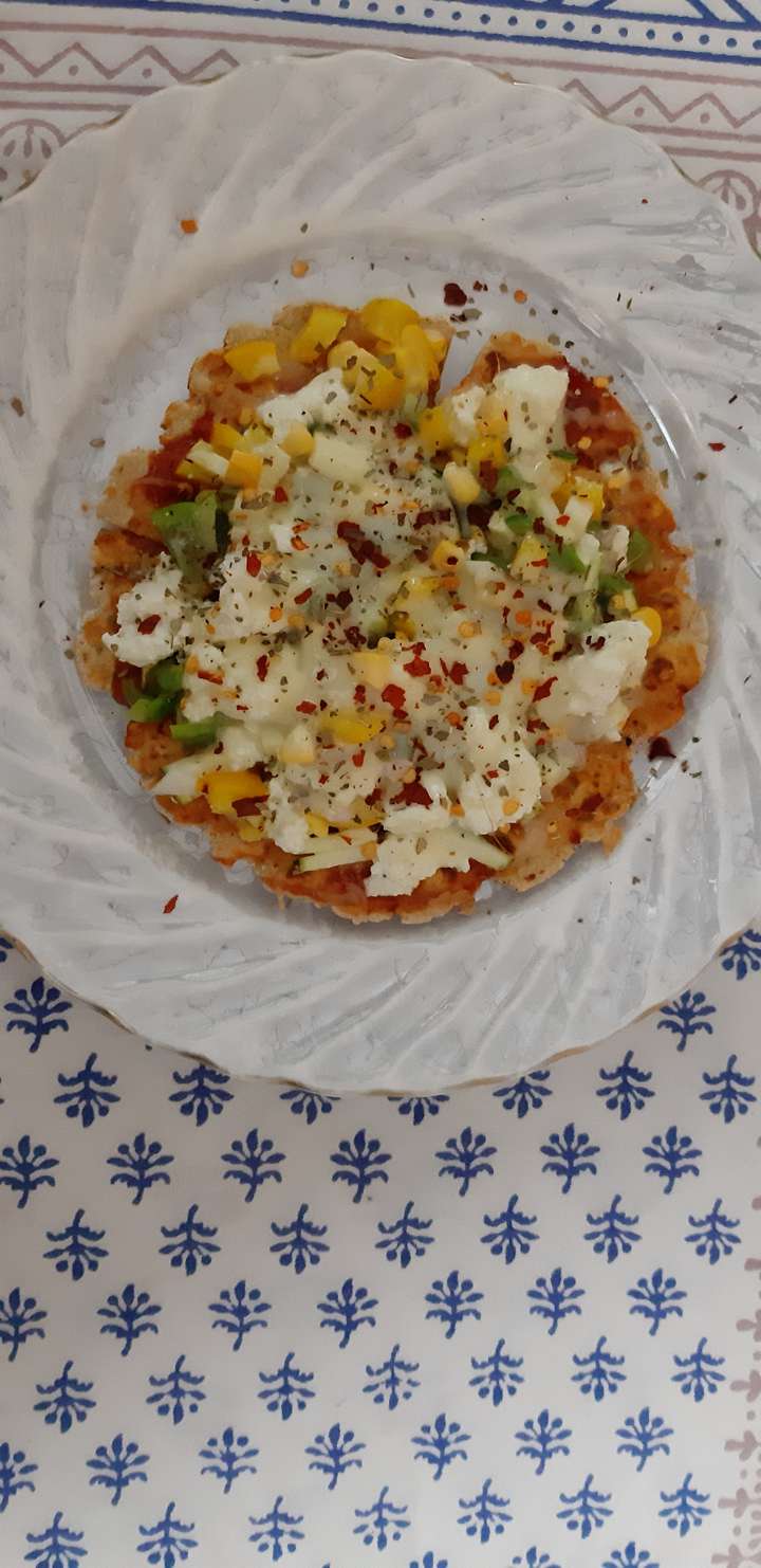 soya flour pizza