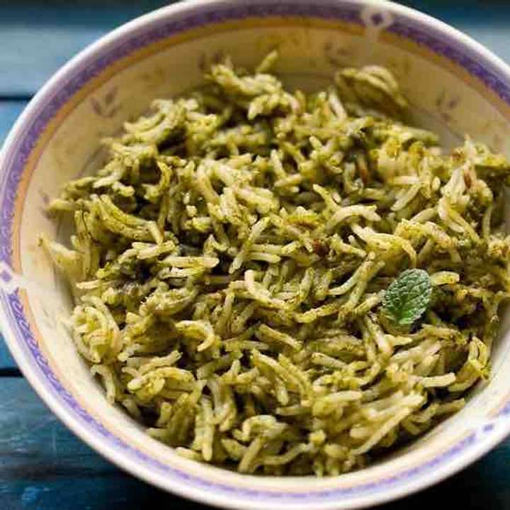 Palak-Rice