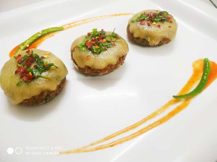 Cheesy Soya Cutlets