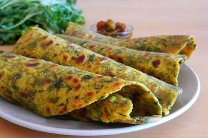 Delicious Methi Paratha
