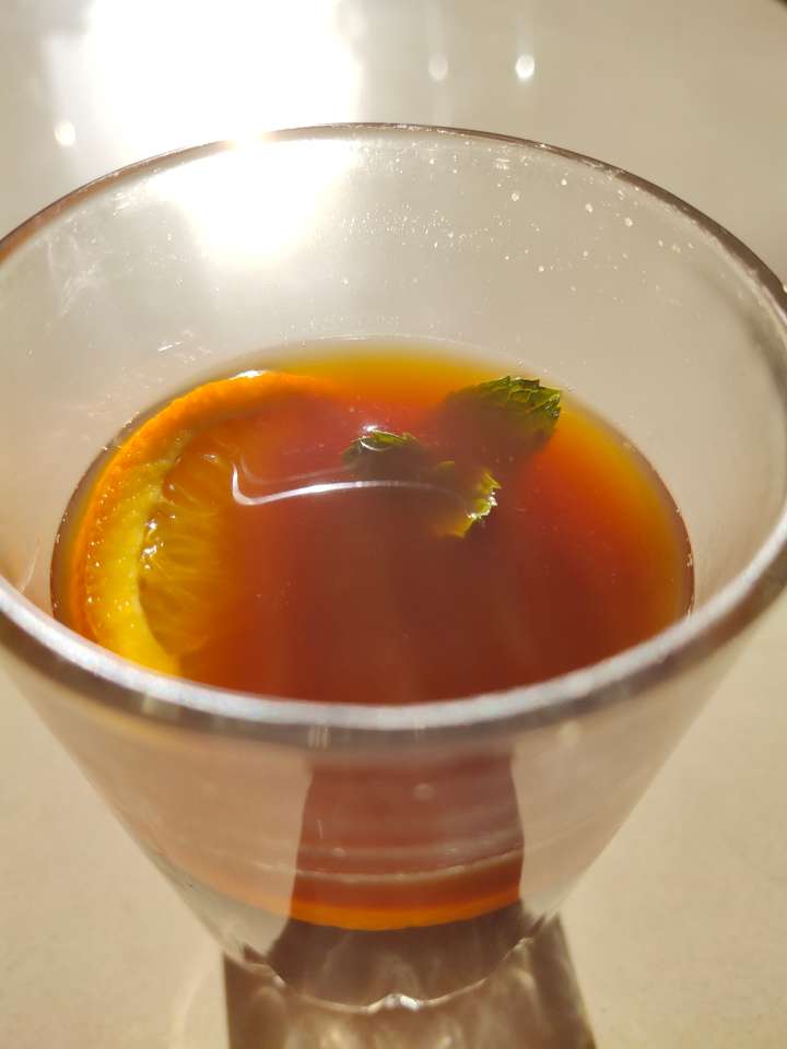 Coffee Lemonade (orange twist )