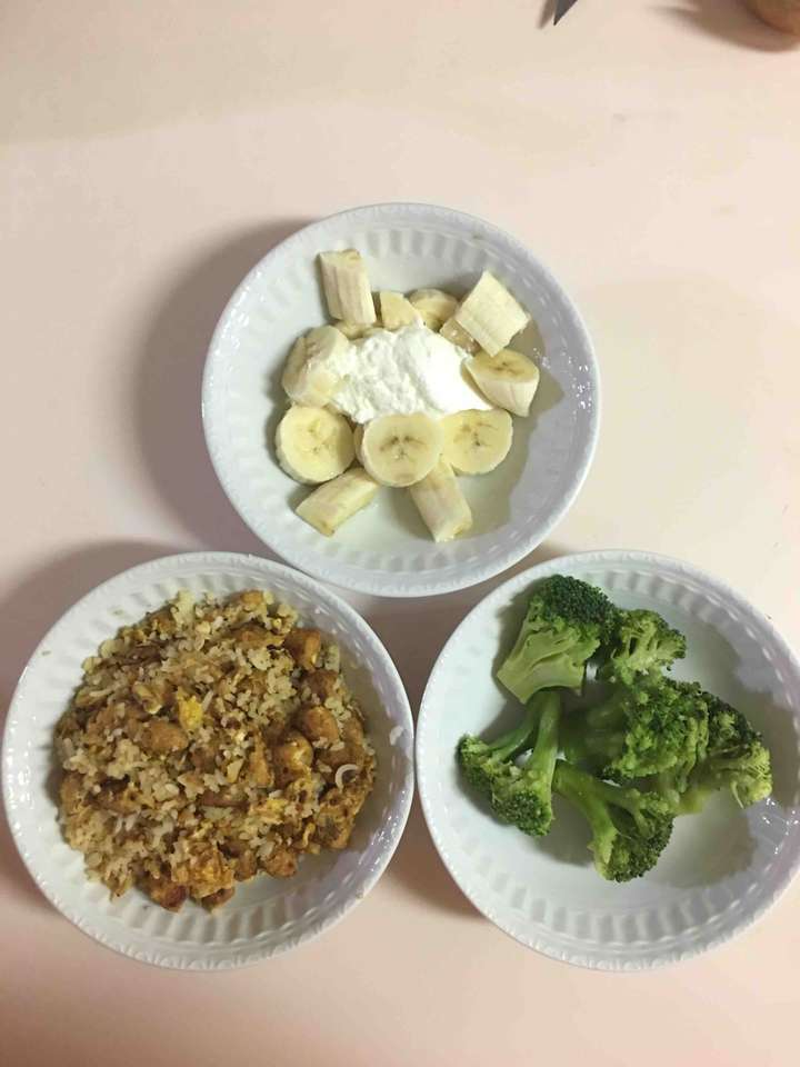 Soya chunks egg Fried Rice