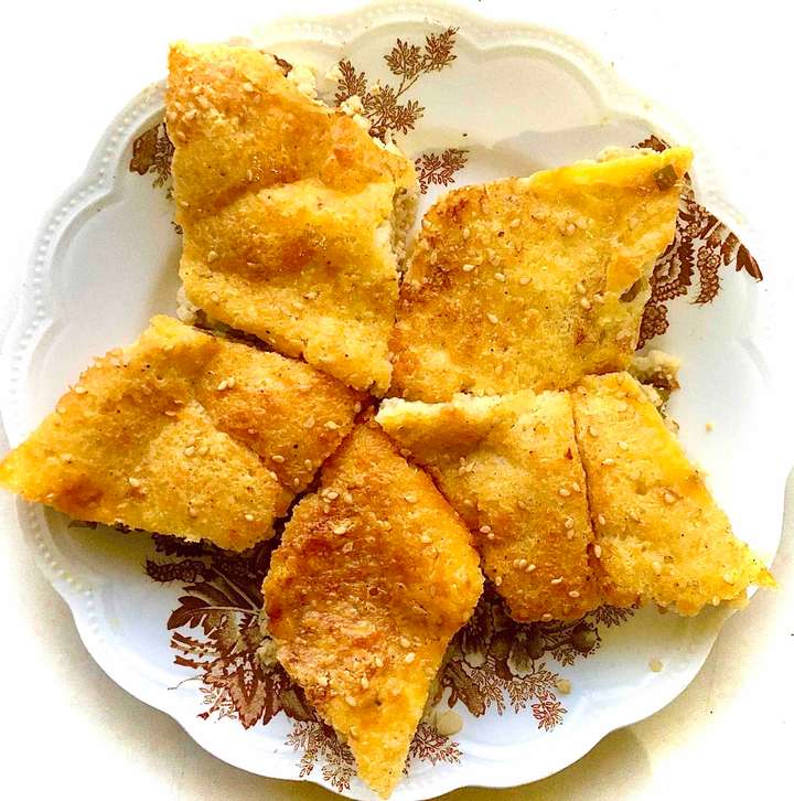 Chicken bread pie