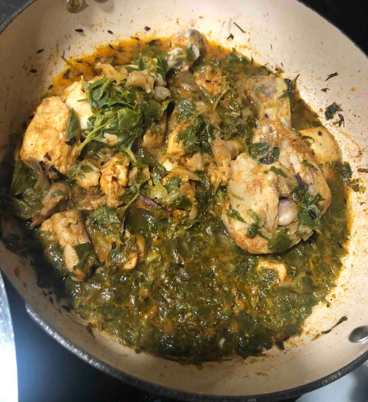 Methi chicken