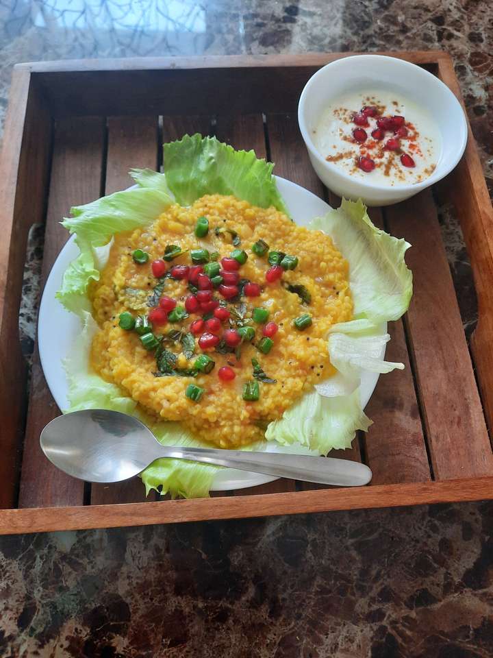 Daliya moong dal khichdi