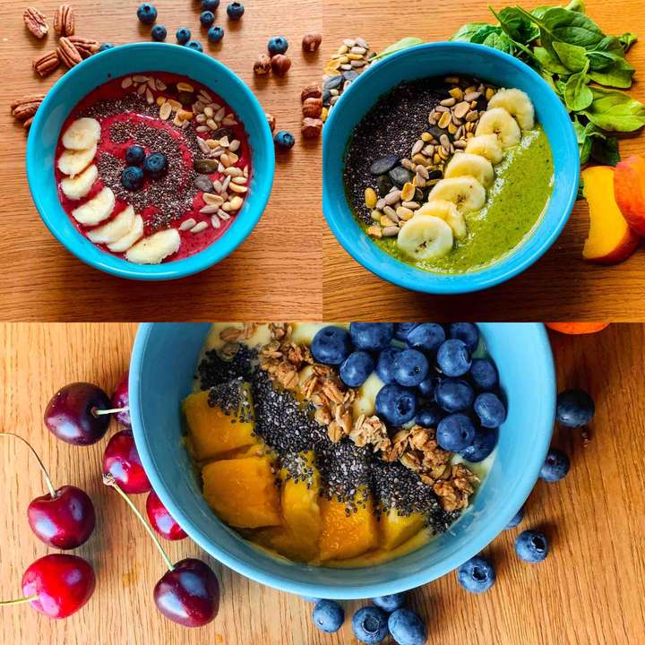 Protein smoothie bowls 