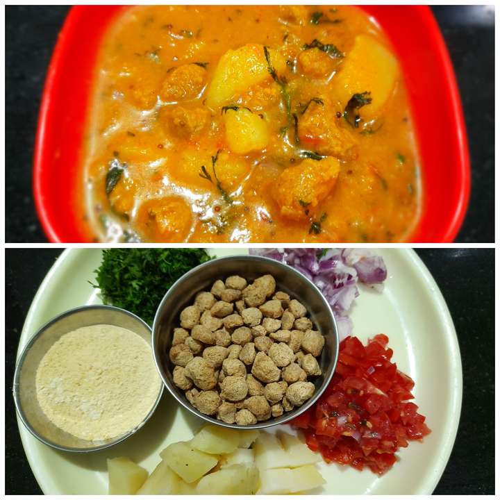 Soya Dal Combo Gravy with Potatoes