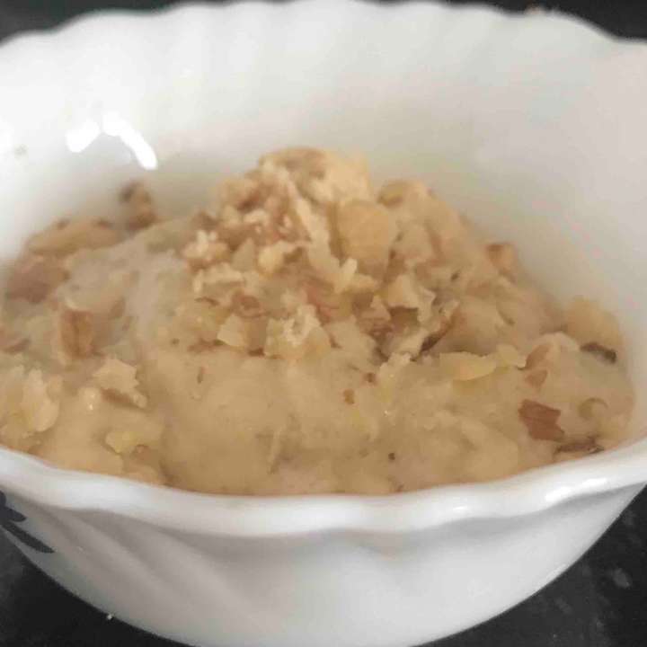 whey banana dessert 