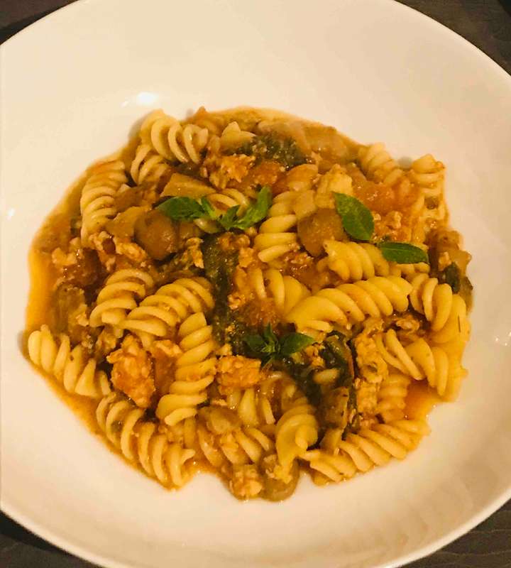 Minced Chicken Pasta