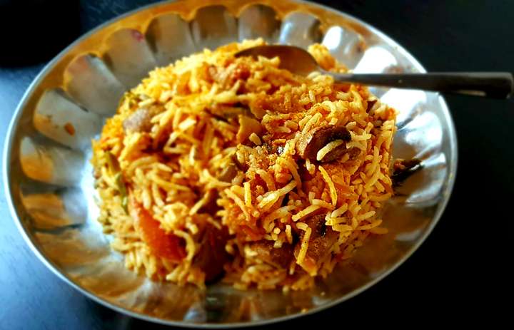 Mushroom Cauliflower butter masala with Basmati Rice 