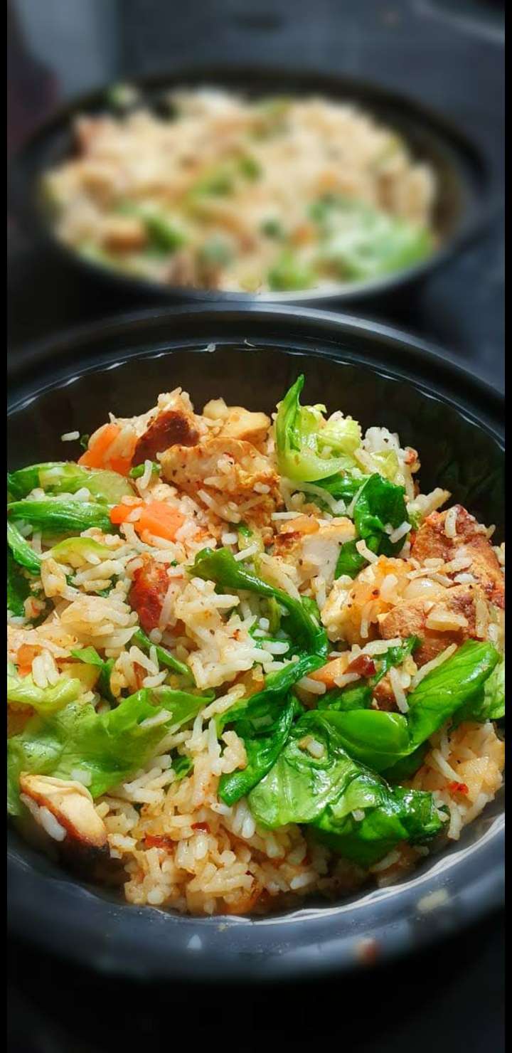 Lazy work night dinner : Stir-fried Chicken and Veggies