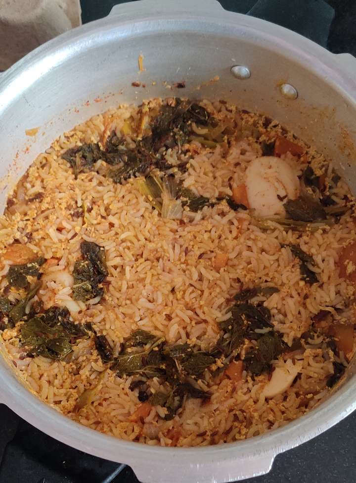 Egg biryani