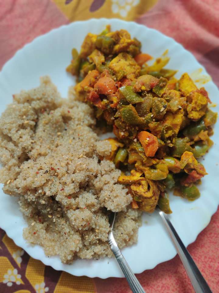 Quinoa with chicken Salad